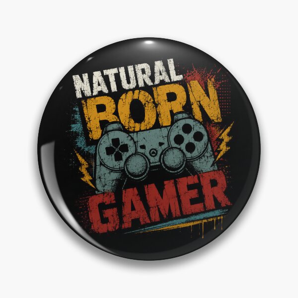 Item preview, Natural Born Gamer Video Game Player Gaming Enthusiast designed and sold by RetroMini2026.