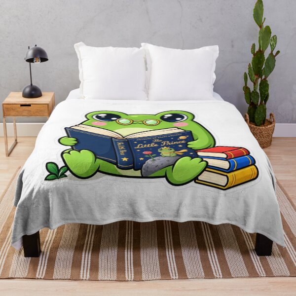 Item preview, Cute Bookworm Frog Reading Glasses designed and sold by PixelNest40.