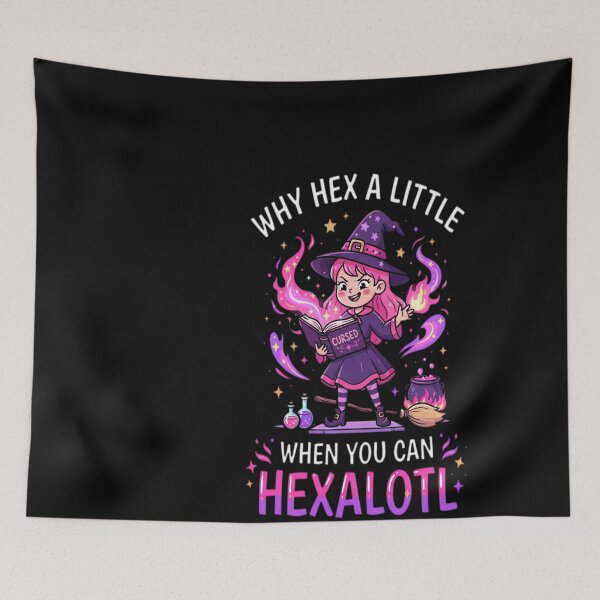 Item preview, Axolotl Witching Hour - Spooky Salamander designed and sold by balquebratum.