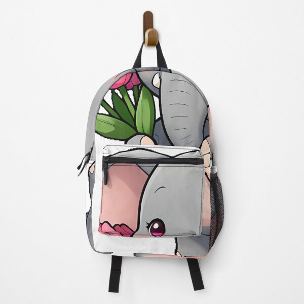 Item preview, Cute Elephant with Tulip Bouquet designed and sold by pumsquare.