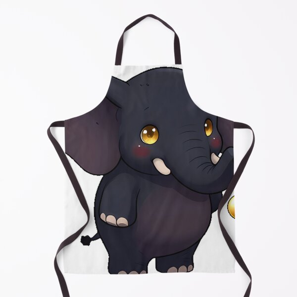 Item preview, Gothic Black Elephant with Golden Pendulum designed and sold by IllumeInk.