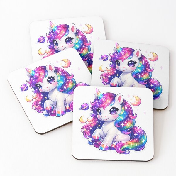 Item preview, Unicornio cósmico brillante en 3D designed and sold by MR4me.