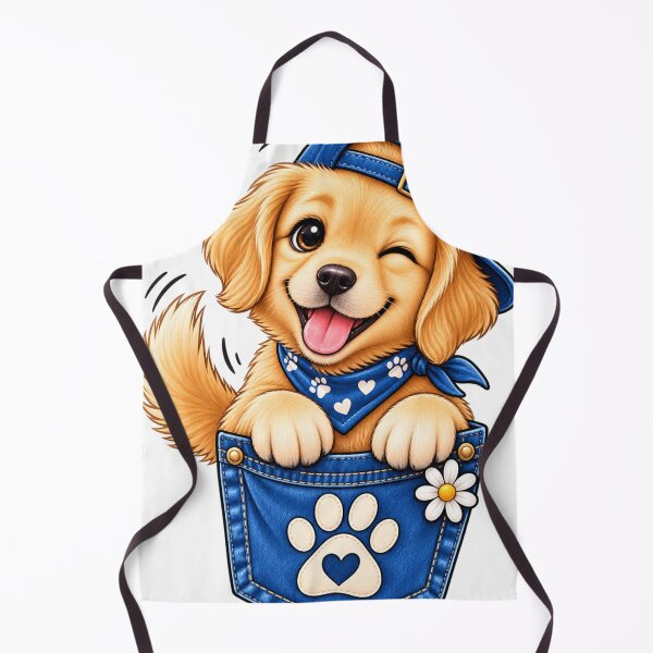 Item preview, Cute Puppy Pocket Dog Lover T-Shirt | Adorable Paw Print Puppy Gift designed and sold by Rohinirohi029.