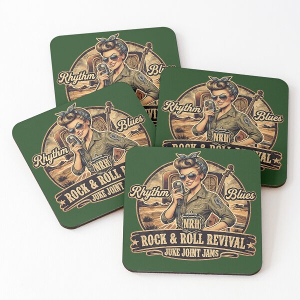 Item preview, Normandy Road Heritage Rock And Roll Revival Pinup Badge designed and sold by Normandy Road Heritage™ - Vintage Garage Art.
