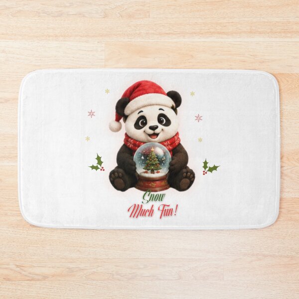 Item preview, Cute Christmas Panda Snow Globe Snow Much Fun designed and sold by EnginerdStudio.