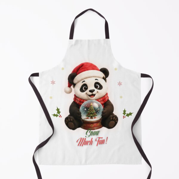 Item preview, Cute Christmas Panda Snow Globe Snow Much Fun designed and sold by EnginerdStudio.