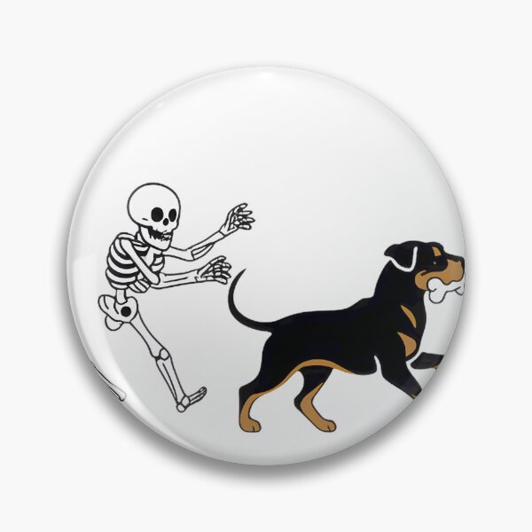 Item preview, Skeleton Chasing Rottweiler Bone ⭐⭐⭐⭐⭐ designed and sold by Wings2021.