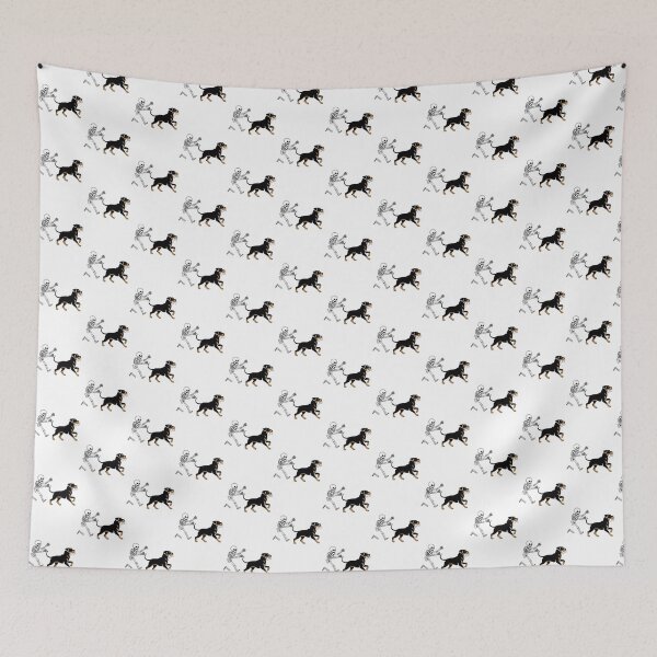 Item preview, Skeleton Chasing Rottweiler Bone ⭐⭐⭐⭐⭐ designed and sold by Wings2021.