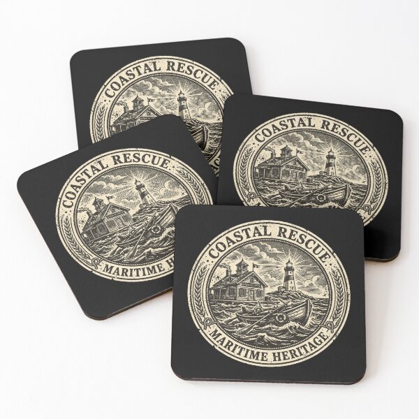 Item preview, Historic Coastal Rescue Vintage Maritime Design | American Lifesaving Heritage designed and sold by Coasties.