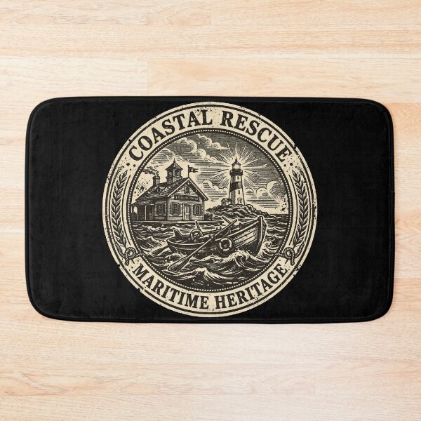 Item preview, Historic Coastal Rescue Vintage Maritime Design | American Lifesaving Heritage designed and sold by Coasties.