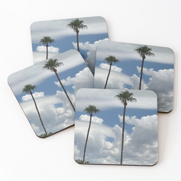 Item preview, Palmeras y nubes designed and sold by pinkyjainpan.
