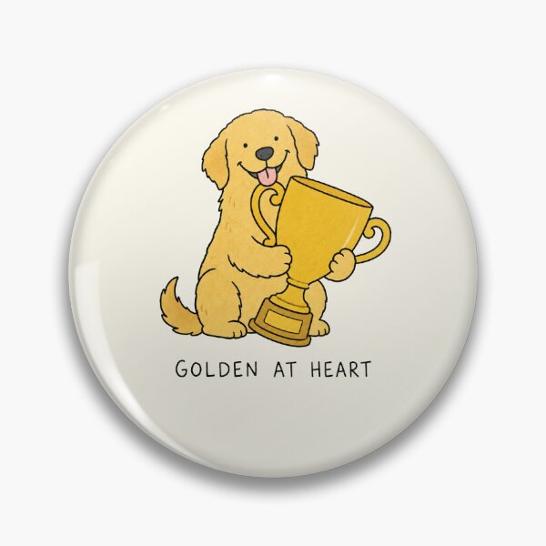 Item preview, Golden At Heart Cute Dog designed and sold by MonkiFlipp.