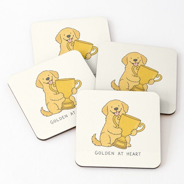 Item preview, Golden At Heart Cute Dog designed and sold by MonkiFlipp.
