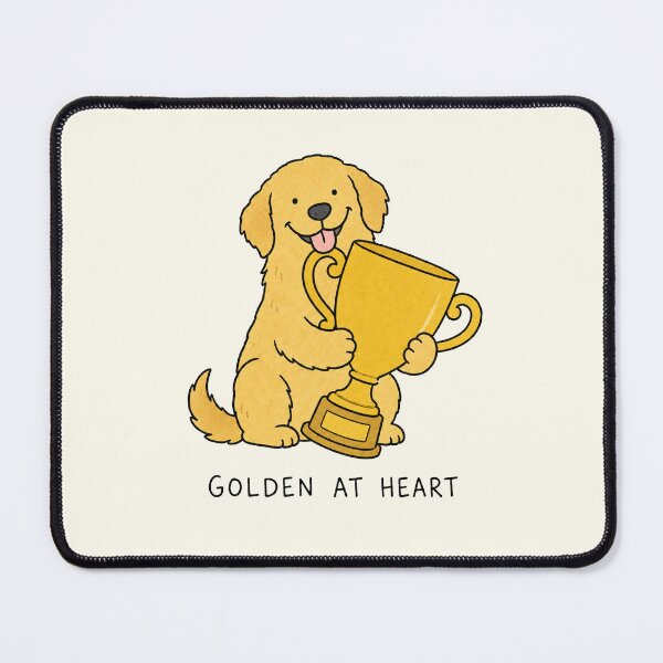 Item preview, Golden At Heart Cute Dog designed and sold by MonkiFlipp.