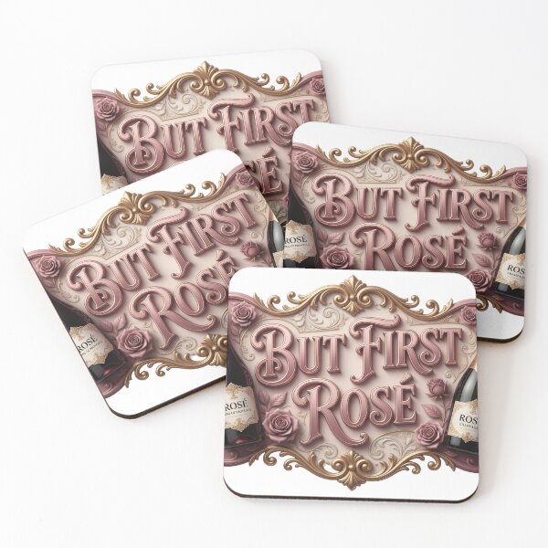Item preview, Artistic BUT FIRST ROS 3D Text Art designed and sold by dazzlemakers.