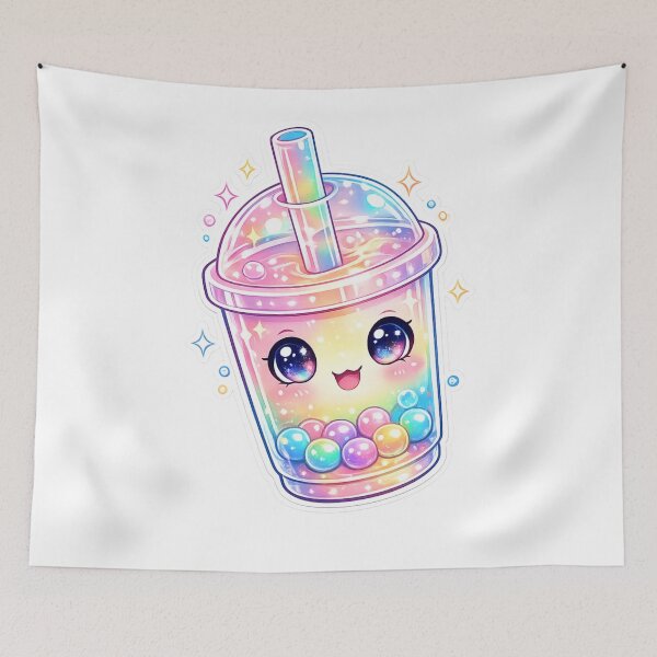 Artikelvorschau, Niedlicher Kawaii Bubble Tea entworfen und verkauft von MR4me.