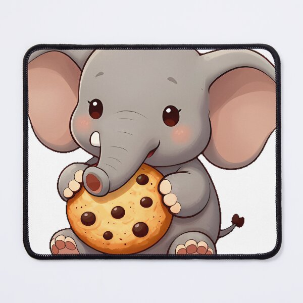 Item preview, Cute Elephant with a Giant Cookie designed and sold by pumsquare.