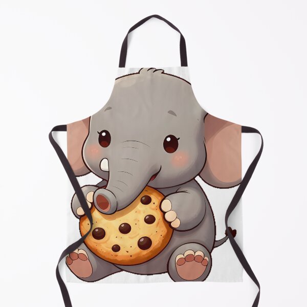 Item preview, Cute Elephant with a Giant Cookie designed and sold by pumsquare.