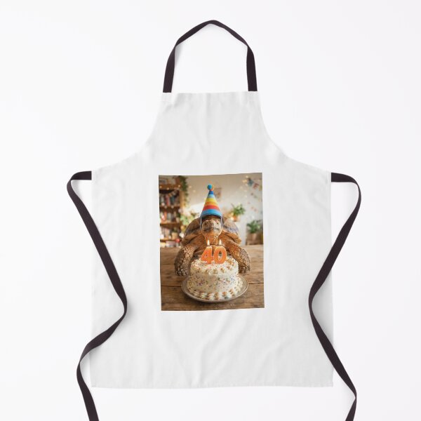 Item preview, Turtle 40th birthday cute adorable cake party baby kawaii designed and sold by CheeseBlueprint.