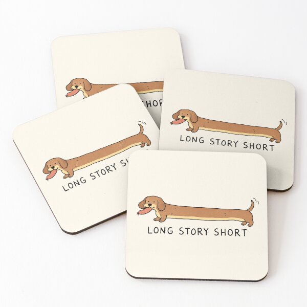 Item preview, Long Story Short Funny Dachshund designed and sold by MonkiFlipp.
