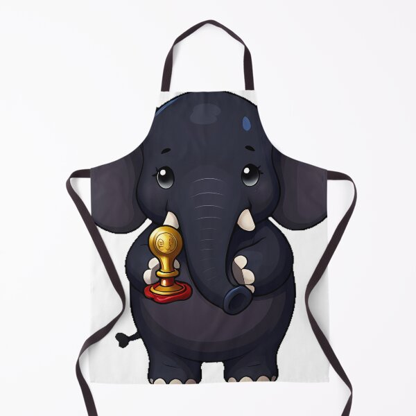 Item preview, Gothic Black Elephant with Wax Seal Stamp designed and sold by IllumeInk.