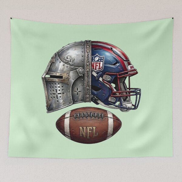 Item preview, Grindiron Knight – American Football Emblem designed and sold by Abeshinobi.