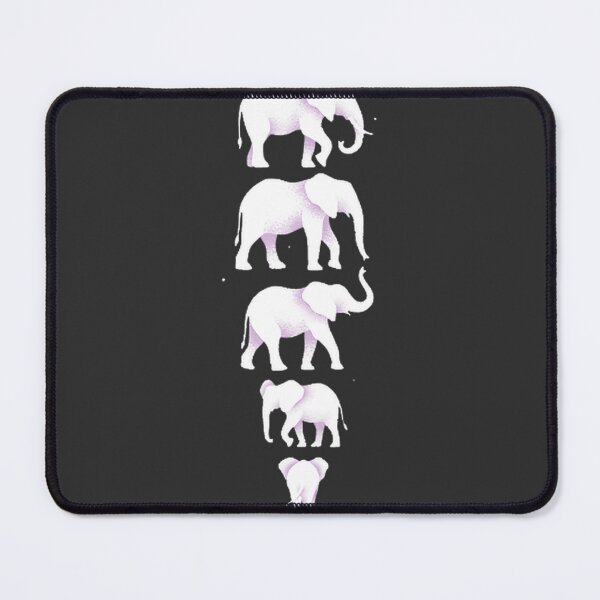 Item preview, A Belkis Aynstyle Illustration Of Five Stylized Elephant Silhouettespng ⭐⭐⭐⭐⭐ designed and sold by Wings2021.