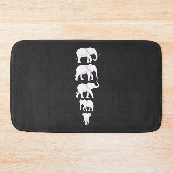 Item preview, A Belkis Aynstyle Illustration Of Five Stylized Elephant Silhouettespng ⭐⭐⭐⭐⭐ designed and sold by Wings2021.