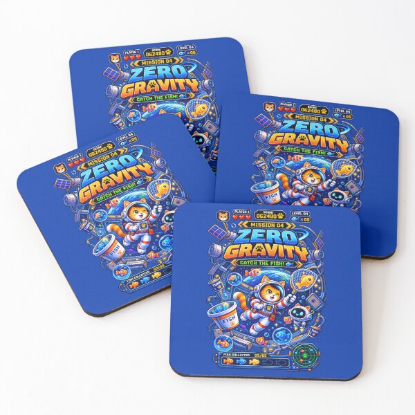 Item preview, Cat Astronaut Mission 04 – Zero Gravity designed and sold by BYVOK.
