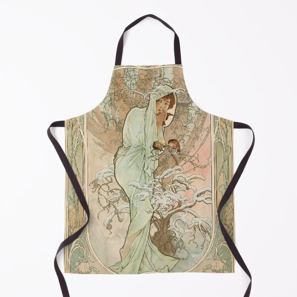 Item preview, Alphonse Mucha Seasons Winter designed and sold by maniacfitness.