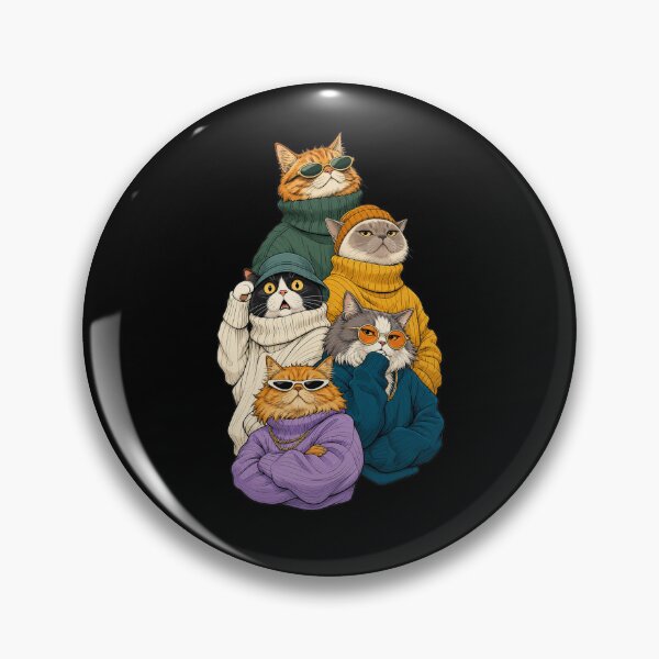 Item preview, Cats in Sweaters - Five Stylish Feline Friends designed and sold by Wilcox PhotoArt.