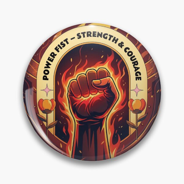 Item preview, Power Fist – Strength & Courage designed and sold by hppkoala_am.