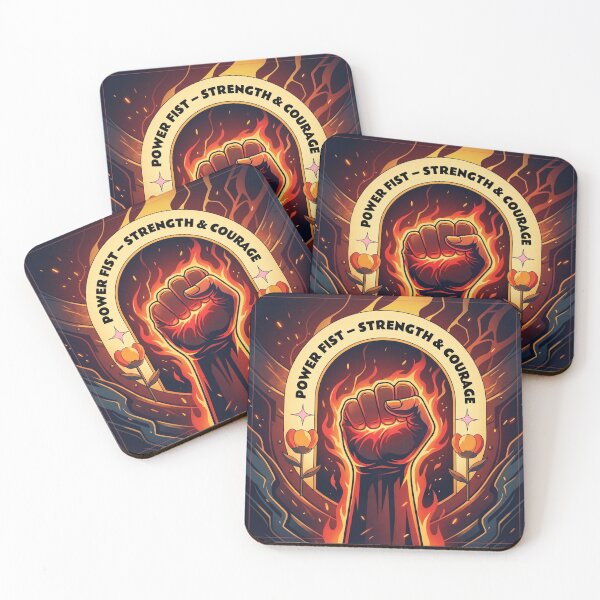 Item preview, Power Fist – Strength & Courage designed and sold by hppkoala_am.