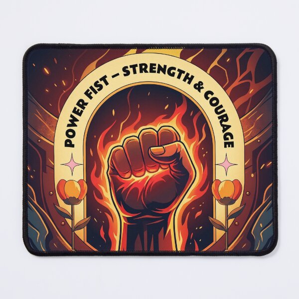 Item preview, Power Fist – Strength & Courage designed and sold by hppkoala_am.