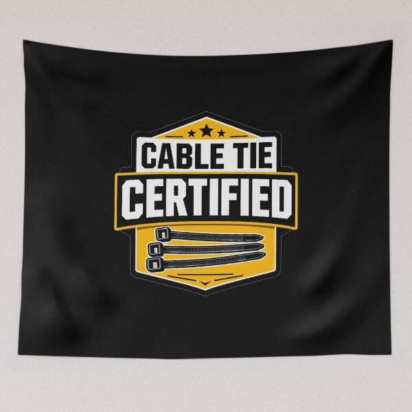 Item preview, Cable Tie Certified, Funny Tradie, Mechanic DIY Gift designed and sold by headpossum.