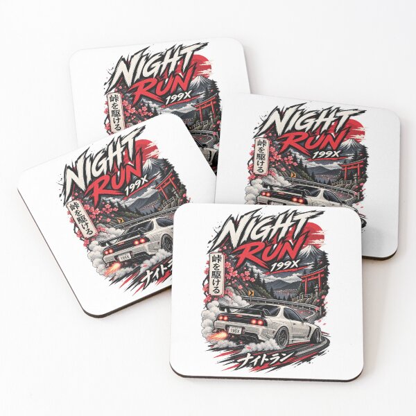 Item preview, Night Run 199X – Japanese Mountain Ride designed and sold by BYVOK.
