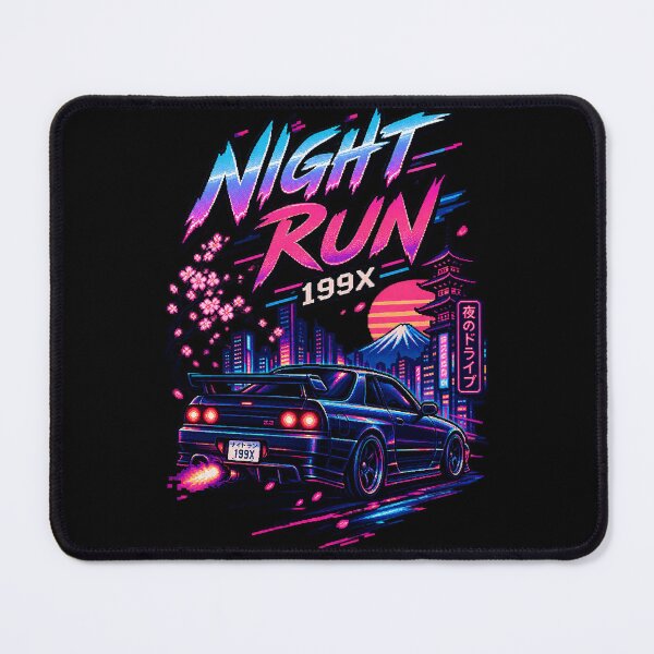 Item preview, Night Run 199X – Retro Japanese Car designed and sold by BYVOK.