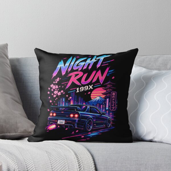 Item preview, Night Run 199X – Retro Japanese Car designed and sold by BYVOK.