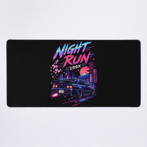 Item preview, Night Run 199X – Retro Japanese Car designed and sold by BYVOK.