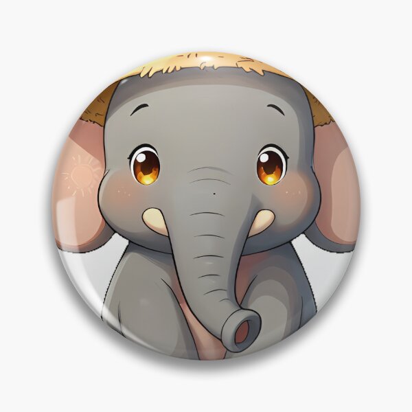 Item preview, Cute Elephant with Straw Bucket Hat designed and sold by pumsquare.