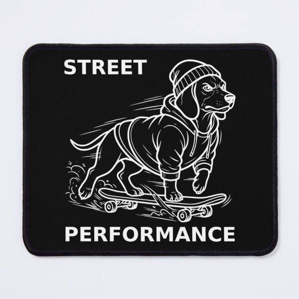 Item preview, Street Performance Skateboarding Dog Skater Beanie Streetwear designed and sold by The Bold Line Studio.