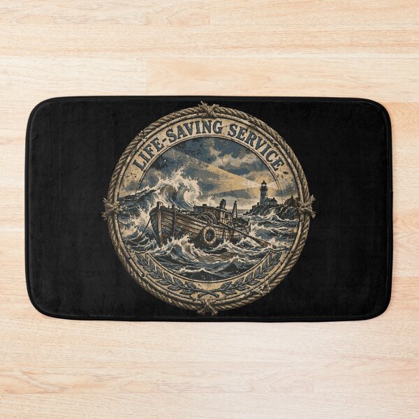 Item preview, U.S. Life-Saving Service Vintage Maritime Design | Coastal Rescue Heritage designed and sold by Coasties.