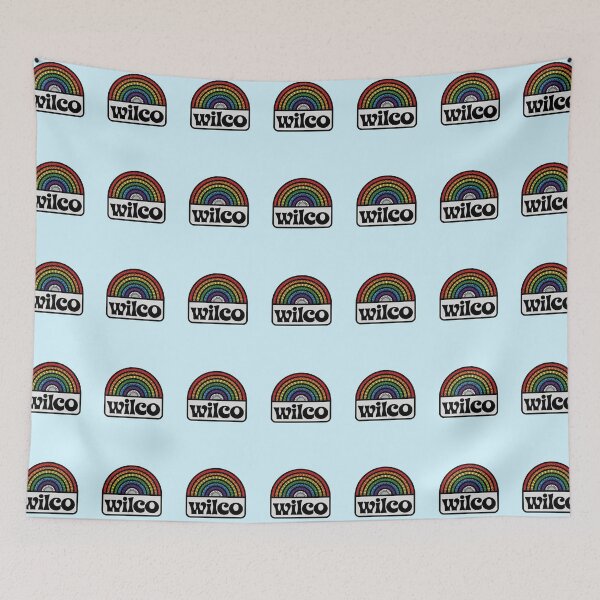Item preview, Wilco Retro Rainbow - 70s Psychedelic Doodle Art designed and sold by creativerooney.