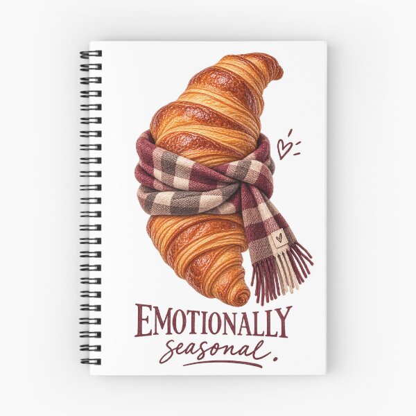 Item preview, Emotionally Seasonal Croissant – Cozy Autumn Humor designed and sold by Sweet shop.