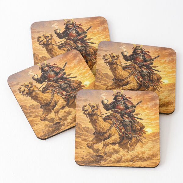 Item preview, Samurai's Coffee Run designed and sold by DunewalkerArt.