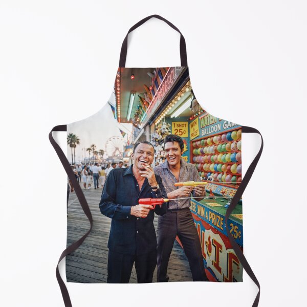 Item preview, Frank Sinatra Elvis Presley Beach Broad Walk designed and sold by Home Decor Art.