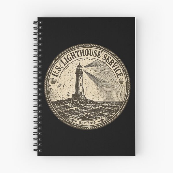 Item preview, U.S. Lighthouse Service Vintage Maritime Heritage Design | American Coastal History designed and sold by Coasties.