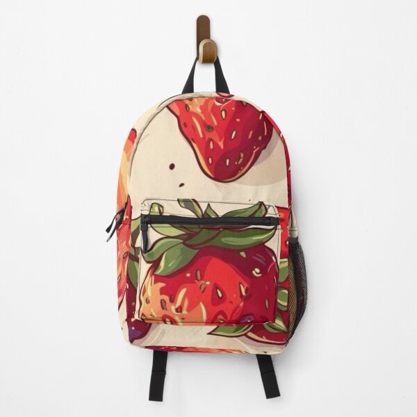 Item preview, Hand Drawn Fresh Juicy Strawberry Fruit Seamless Pattern designed and sold by LYAN-STORE.