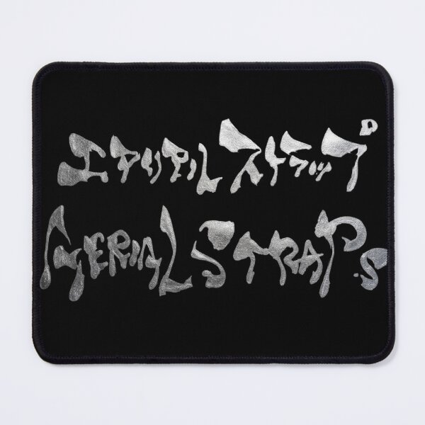 Item preview, Metallic Silver Aerial Straps Japanese Katakana Calligraphy Funny Cyber Acrobat Art designed and sold by noworries-art.