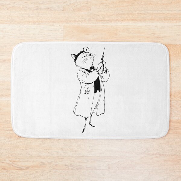 Item preview, Cat Doctor Fishing Challenge - Line Art Character Illustration designed and sold by medicalkinoko.